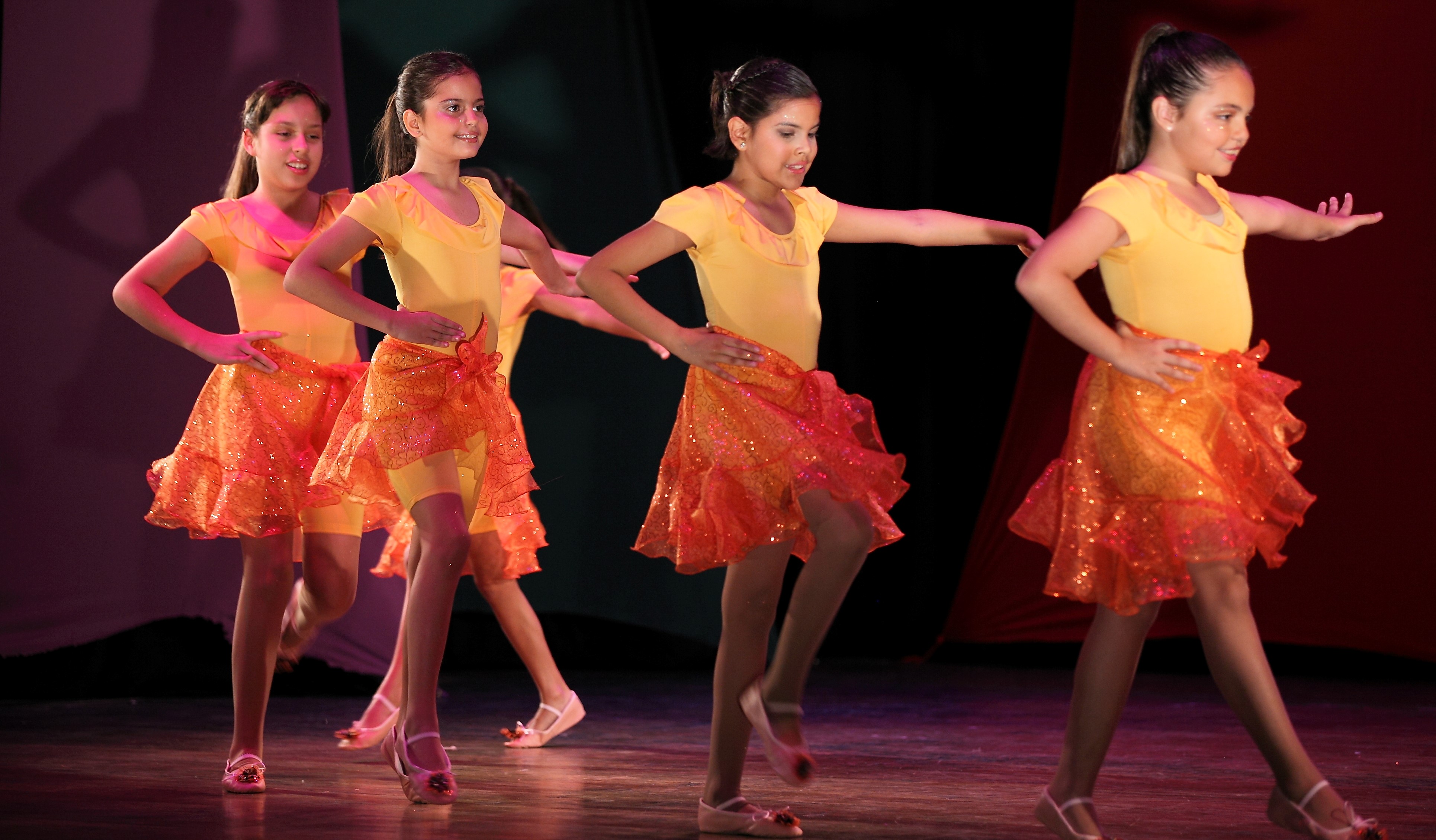 Artistic dance displayed by children