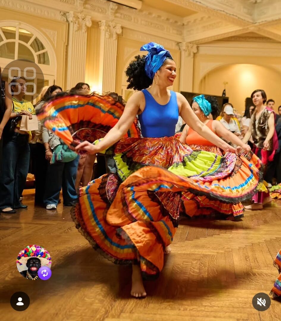 Dancer in traditional costume